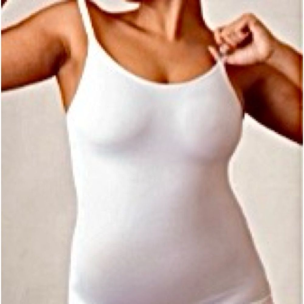 Shapermint All Day Every Day Scoop Neck Shapewear Camisole in White Women’s XL